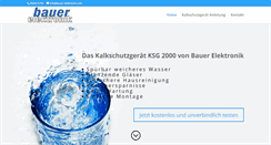 Desktop Screenshot of bauer-elektronik.com