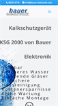 Mobile Screenshot of bauer-elektronik.com